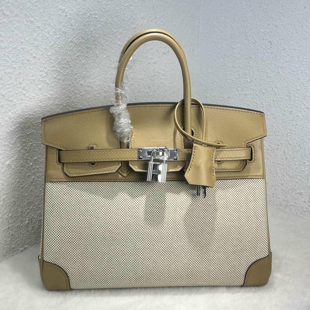 Birkin Canvas-Leather Mix-100